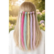 6’lı Karışık Renk Mandal Toka Seti -Neon ve Pastel Saç Aksesuarı -Çocuk ve Genç Için Renkli Saçlar