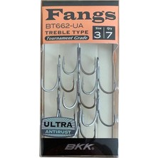 Bkk Fangs-62 Ua Üçlü Olta Iğnesi 7'li Paket No:3