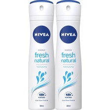 Nivea Fresh Bayan Deosprey 150 ml 2'li Paket Hızlı Kuruma ile 48 Saat Koruma Sağlar