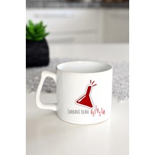 Ivart Imkanı Olan Delirsin  Baskılı Porselen D Kulplu Kupa Bardak-Hediye-Motto