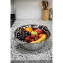 Arow Çok Amaçlı Dövme Paslanmaz Metal Kap 25 cm