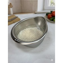 Arow Çok Amaçlı Paslanmaz Metal Pirinç Süzgeci  27 cm