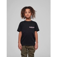 Glam Love Baskılı T-Shirt - Siyah -