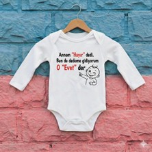 Novera Baby Organik %100 Pamuklu Bebek Zıbın Yazılı Bebekbadi