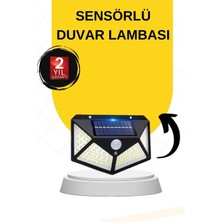 İntora Sensörlü Güneş Enerji̇li̇ Duvar Lambasi