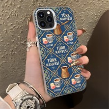 HONTINGA iPhone 13 Pro ile Uyumlu Kılıfı Silikon Kenar Sert Arka Düşüme Önleyici Basitlik Anti Düşme Kamera Korumali Türk Kahvesi Desen Telefon Kılıfı Kadın ve Erkek Için Uygundur K1-0827