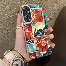 HONTINGA Oppo A60 ile Uyumlu Kılıfı Silikon Kenar Sert Arka Düşüme Önleyici Basitlik Anti Düşme Kamera Korumali Geleneksel Kültür Desen Telefon Kılıfı Kadın ve Erkek Için Uygundur K1-0828