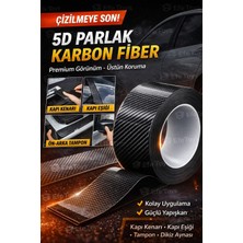 Efe Toys 🚗 5d Karbon Fiber Araç Koruma Bandı Çizilmelere Son! Aracına Sportif & Premium Görünüm! 7cm 3 Metre