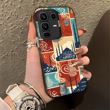 HONTINGA Infinix Note 50 Pro Plus ile Uyumlu Kılıfı Silikon Kenar Sert Arka Düşüme Önleyici Basitlik Anti Düşme Kamera Korumali Geleneksel Kültür Desen Telefon Kılıfı Kadın ve Erkek Için Uygundur K1-0828