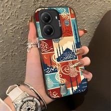 HONTINGA Poco X7 Pro ile Uyumlu Kılıfı Silikon Kenar Sert Arka Düşüme Önleyici Basitlik Anti Düşme Kamera Korumali Geleneksel Kültür Desen Telefon Kılıfı Kadın ve Erkek Için Uygundur K1-0828