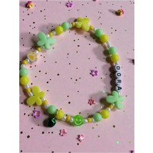 Amabel Jewelerys Isimli Patili, Gülenyüz ve Zil Charmlı Kedi Köpek Kolyesi (Tasması) (Patili Bileklik Hediyeli)