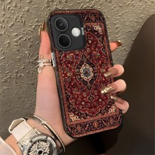 HONTINGA Oppo A5 Pro 5g ile Uyumlu Kılıfı Silikon Kenar Sert Arka Düşüme Önleyici Basitlik Anti Düşme Kamera Korumali Klasik Halı Desen Telefon Kılıfı Kadın ve Erkek Için Uygundur K1-0616