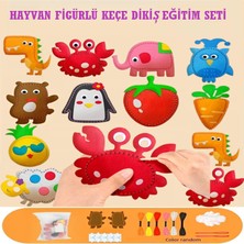 Tineke 12  Adet Çocuklar Için Kendin Yap Montessori Keçe Dikiş El Sanatları Seti 3 Yaş Üzeri Çocuklar Için