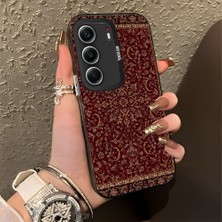 HONTINGA Tecno Camon 40 ile Uyumlu Kılıfı Silikon Kenar Sert Arka Düşüme Önleyici Basitlik Anti Düşme Kamera Korumali Güzel Halı Desen Telefon Kılıfı Kadın ve Erkek Için Uygundur K1-0699