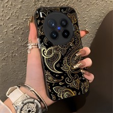 HONTINGA Vivo X300 Pro ile Uyumlu Kılıfı Silikon Kenar Sert Arka Düşüme Önleyici Basitlik Anti Düşme Kamera Korumali Vintage Desen Telefon Kılıfı Kadın ve Erkek Için Uygundur K1-0630