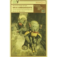 Hasegawa 64107 1/20 Ölçek, MK44 Ammoknights, Savaş Robotu Maschinen Krieger Serisi, Bilim Kurgu Plastik Model Kiti