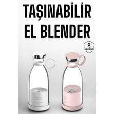 İntora El Blender Taşınabilir Meyve Blender Şarj Edilebilir Taşınabilir Blender Elektrikli