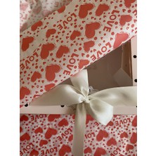 10’lu Kalp Desenli Pelur Kâğıt – 50X70 cm – Hediye Paketleme