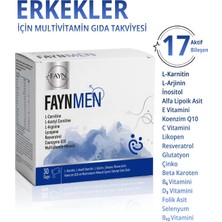 Faynmen Erkeklere Özel L-Karnitin L-Arjinin Koenzim Q10 ve Multivitamin 30 Saşe Takviye Edici Gıda