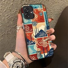 HONTINGA Samsung Galaxy A07 ile Uyumlu Kılıfı Silikon Kenar Sert Arka Düşüme Önleyici Basitlik Anti Düşme Kamera Korumali Geleneksel Kültür Desen Telefon Kılıfı Kadın ve Erkek Için Uygundur K1-0828