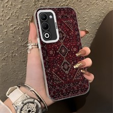 HONTINGA Oppo A5 5g ile Uyumlu Kılıfı Silikon Kenar Sert Arka Düşüme Önleyici Basitlik Anti Düşme Kamera Korumali Güzel Halı Desen Telefon Kılıfı Kadın ve Erkek Için Uygundur K1-0699