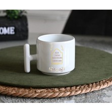 Ivart Allah Yeniden Başlayanların Yardımcısıdır Baskılı Porselen T Kulplu Kupa Bardak-Hediye-Motto