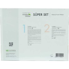 Süper Set Superserum Aha-Peeling 30 ml + Saf Vitamin C 30 ml + Hediye Makyaj Fırçası - OEM458-10321