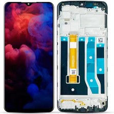 SDT Oppo A31 LCD Ekran Dokunmatik Çıtalı (Siyah)