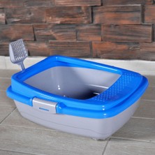 Mestore Karamel Pet Izgaralı Açık Kedi Tuvaleti Çeşitli Renklerde + Kürek Hediyeli - Kp-Ars-Tvlt-Krsk