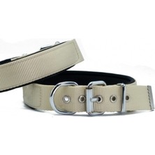 Mestore Doggie Softlu Köpek Boyun Tasması 3 cm 42 Cm-50 cm Haki - DSBT-3010M-HK