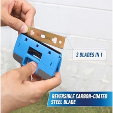 Nacario Unger Profesyonel Pencere ve Cam Kazıyıcı, Geri Çekilebilir Güvenlik Korumalı, 10,16 cm