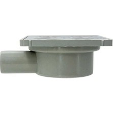 Mesa Teknik 10X10 Yandan 32MM Çıkışlı Koku Önleyicili Yer Süzgeci