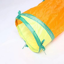 Mestore Gökkuşağı Desenli S Model Kedi Oyun Tüneli, Katlanabilir 125 cm - Kny-Tnl-Smdl