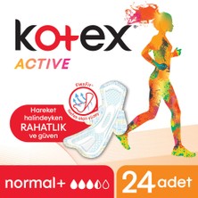 Kotex Active Normal Ped 24'lü Flexfit Teknolojisi ile Rahatlık ve Güven