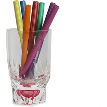 Nacario Kalemlik Kristal Damlalı Kırmızı Model Ofis Gereci