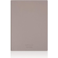 Nacario Esnek Kapak Cep Defteri A6 Krem 128 Yp. Çizgili