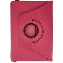 İlk El Grup  Huawei Matepad Se Kılıf 360 Tablet Deri Kılıf - Pembe