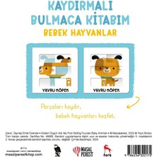 Nacario Kaydırmalı Bulmaca Kitabım - Bebek Hayvanlar