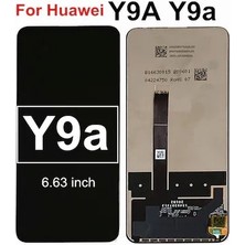 SDT Huawei Y9A LCD Ekran Dokunmatik (Siyah)