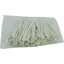 Bağlama Teli Tel Klips Pvc Kaplamalı Beyaz 100 gr Takribi 100 Adetli 1 Paket - OEM458-10714