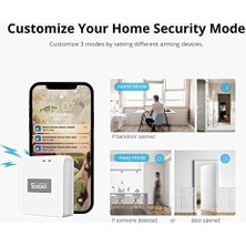 Nacario Bridge Pro Ağ Geçidi, Akıllı Ev Güvenlik Modlu Cihazı, Wı-Fı ve Çift Protokol Desteği, Uygulama Kontrolü, Alt Cihaz Ota Desteği
