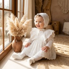 Pugi Lüks Kız Bebek Begonya Fırfırlı Mevlütlük Set