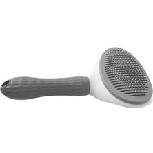 Mestore Karamel Pet Kendini Temizleyen Tuşlu Kedi Köpek Tarağı Gri 10 x 20 cm - 11123-GR