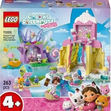 Nacario Gabby’s Dollhouse Tatlı Şekerleme Dağı ve Kedi Bahçesi 11205-4 Yaş ve Üzeri Çocuklar Için Kedi Figürü Içeren Hayvan Temalı Yaratıcı Oyuncak Yapım Seti, Doğum Günü Hediye Fikri (263 Parça)