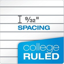 Nacario Taş Kağıt Defter, 5-1/2" x 8-1/2", Mavi Kapak, 60 Yaprak, 2'li Paket (161646)