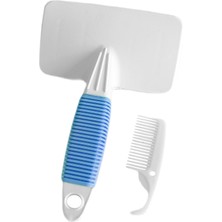 Mestore Markapet Temizleme Aparatlı Kedi Köpek Tarağı 7 Cm-14 cm Small Mavi - Mrkpt-Trk-Mvs