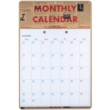 Nacario Aylık Planlayıcı Duvar Takvimi