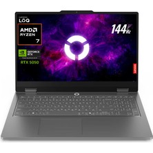 Lenovo Loq 15AHP10 Ryzen 7 250 24 GB 1 Tb SSD RTX5050 Windows 11 Pro 15.6" Full Hd Taşınabilir Bilgisayar 83JG006CTRCB5