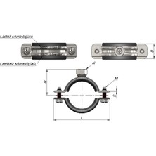 Mestore Somunlu Boru Kelepçesi 4'lük - 9996669919252