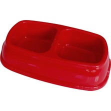 Mestore Markapet Ikili Plastik Mama ve Su Kabı 500 + 500 ml Kırmızı - Kp-Klsk-1l-Krmz